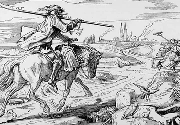 Der Sensenmann kommt geritten